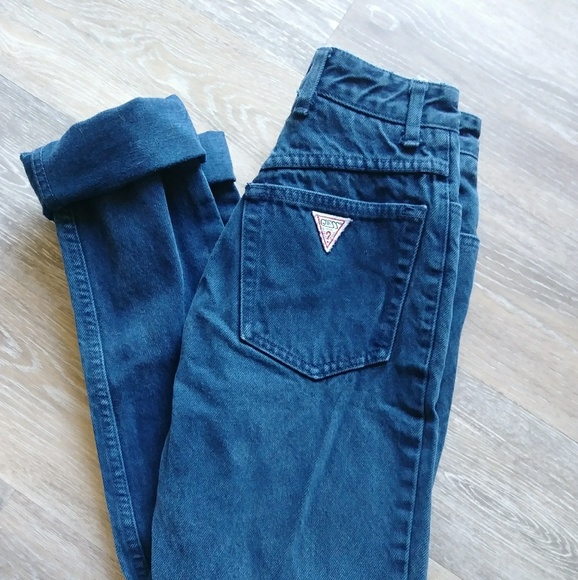 Guess Denim - Retro 80s Guess Jeans Dark Wash high waisted